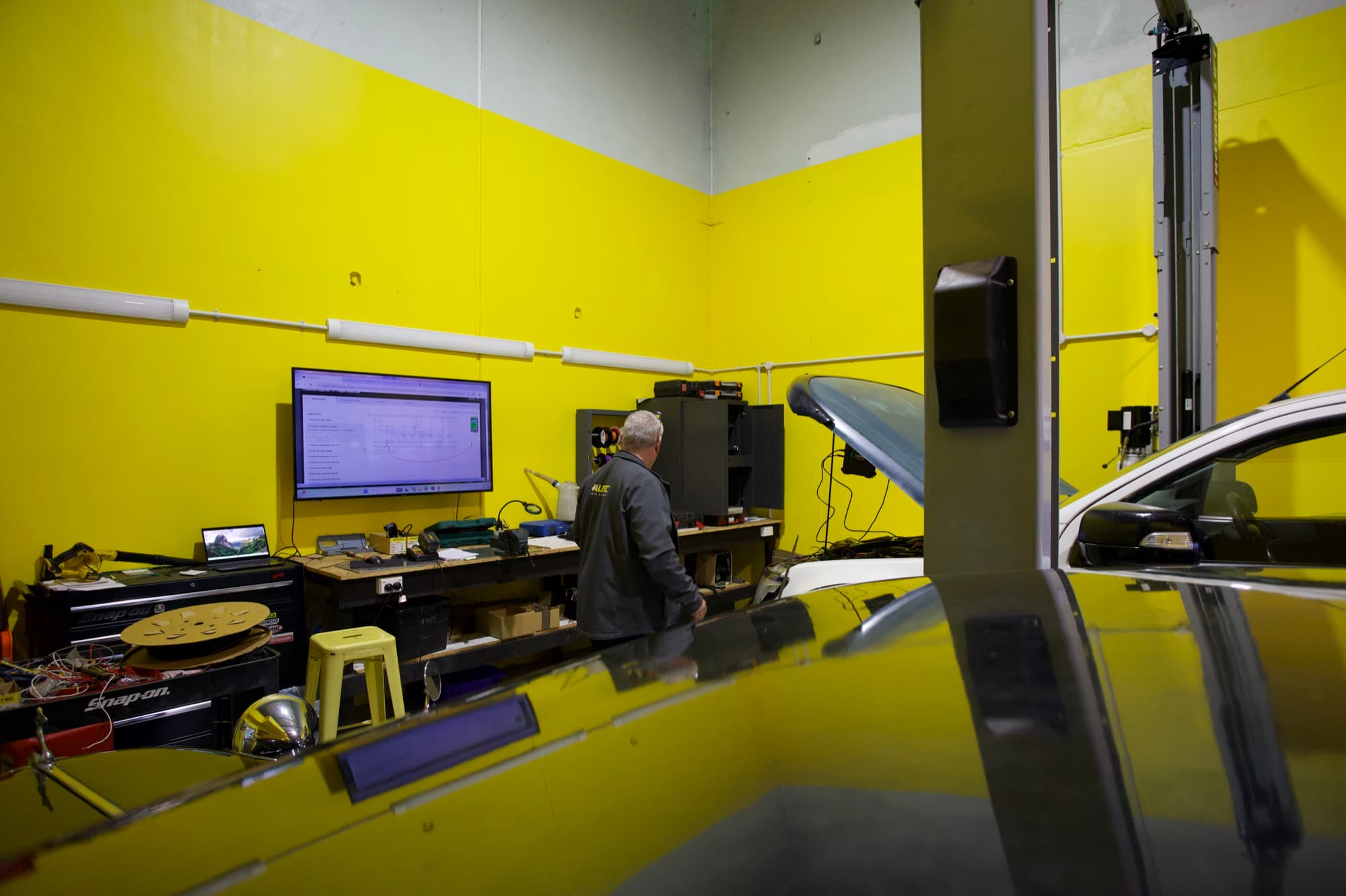 Inside the Autec workshop